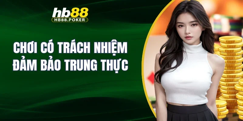 Logo HB88 kết hợp với biểu tượng cái khiên bảo vệ và dòng chữ Responsible Gambling - Chơi có trách nhiệm